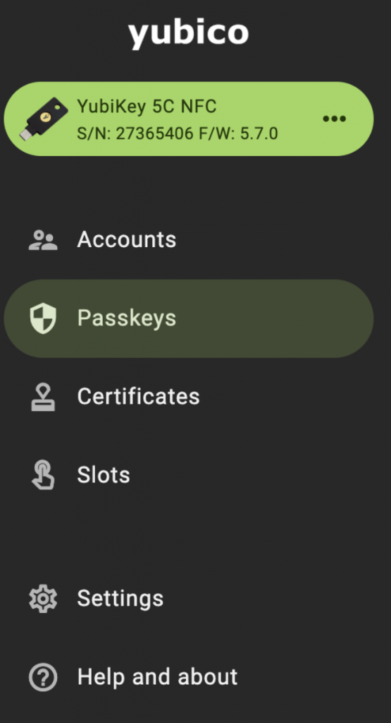 Yubico Authenticator
